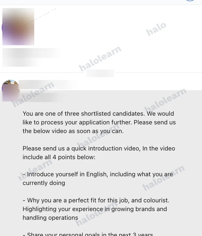 Masuk shortlist Founder (diminta intro)